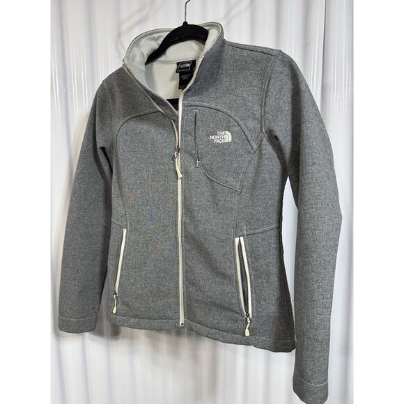 The North Face Apex Barrier Shell Jacket Women Size Small Windwall Gray - Picture 1 of 5
